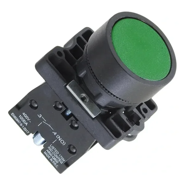 LAY5-EA31 22mm Buton Normalde Açık Kontak Yeşil