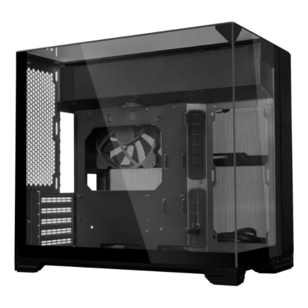 Lian Li O11 Vision-M G99.O11VMX.00 Fanlı Siyah Micro ATX Oyuncu Kasası