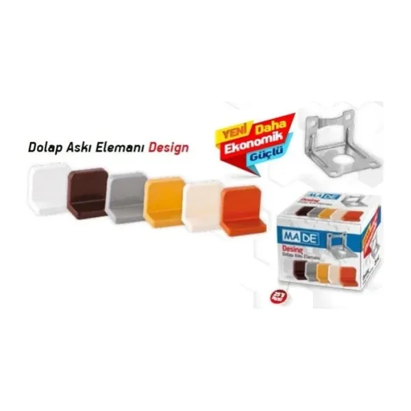 Made Dolap Askı Elemanı Beyaz 250 Adet