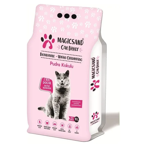Magicsand 10 lt İnce Taneli Bentonit Kedi Kumu