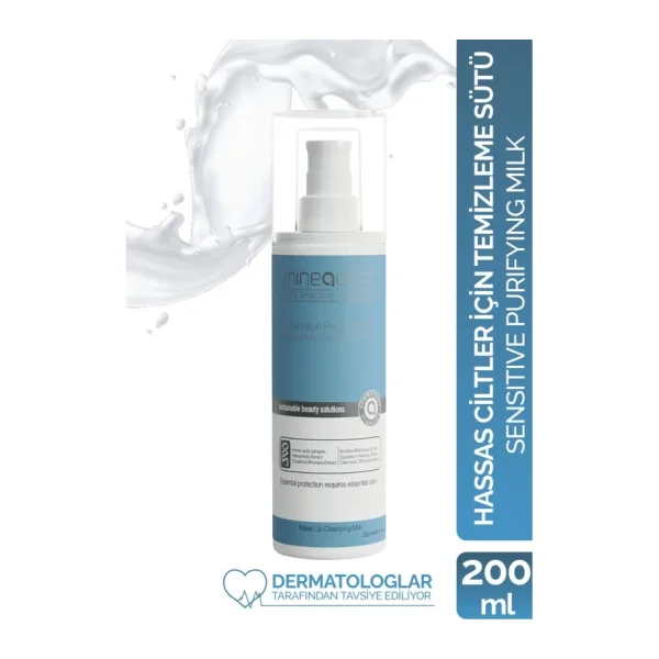 Mineaderm Sensitive Purifying Milk 200 ml Hassas Ciltler İçin Temizleme Sütü