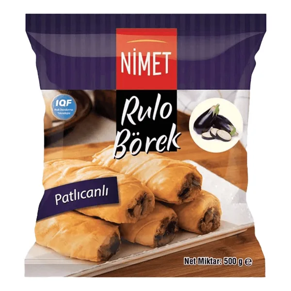 Nimet 500 gr Patlıcanlı Rulo Börek