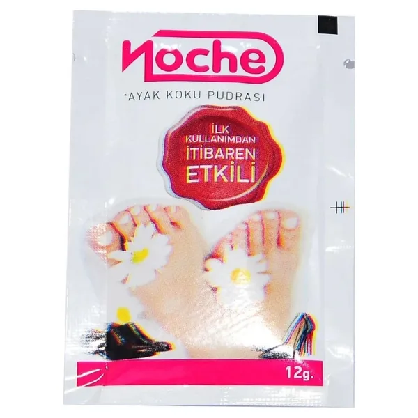 Noche Ayak Kokusu Giderici Onleyici Ayakkabi Toz Pudrasi 12Gr