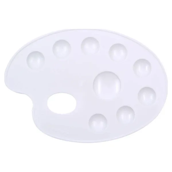 Ops Rp 109 20 Cm. Godeli Oval Resim Paleti Beyaz