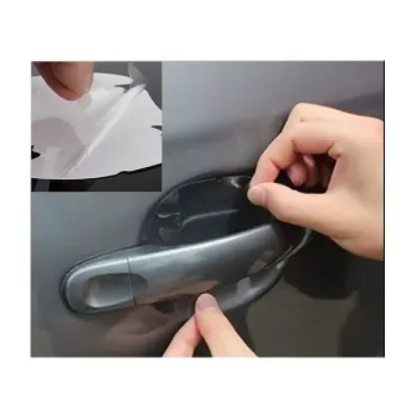 Oto Araç Araba Kapı Kolu Koruyucu Film (4lü Set)