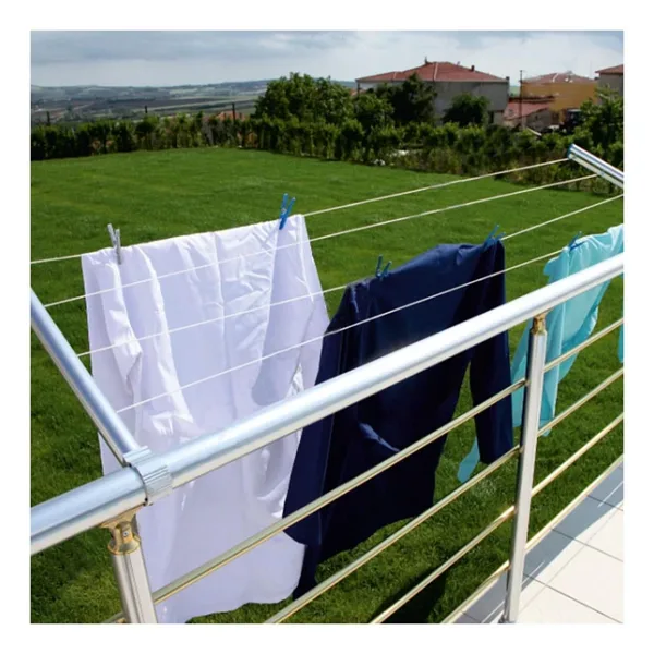 Pakas PKS-01 Yuvarlak Küpeşte Balkon Çamaşır Kurutma Askısı