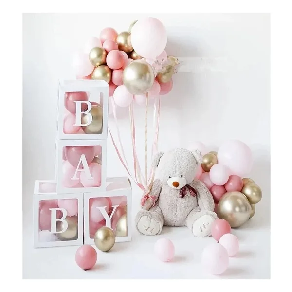 parti hediye sepeti Baby Kutulu Doğum Günü Seti Happy Bırthday
