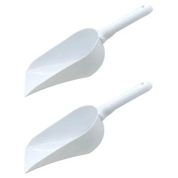 Plastik 2li Bakkal Erzak Deterjan Bakliyat Şeker Küreği 35cm Büyük Boy