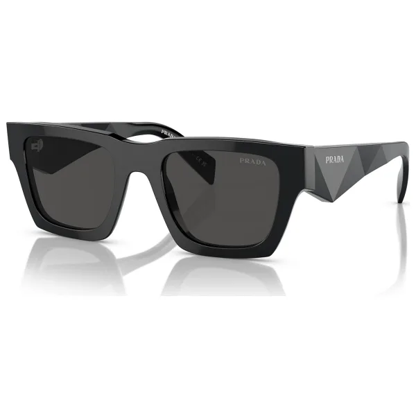 Prada PR A06S 16K08Z Black-Dark Grey Erkek Güneş Gözlüğü
