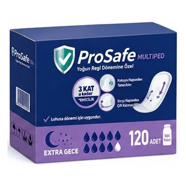 Prosafe Multiped Regl - Mesane - Lohusa Pedi L - Büyük - Large Extra/Gece 120 Adet