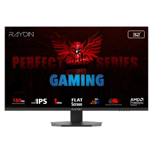 Raydın EG32EQ 31.5" 1 ms 2K IPS 180 Hz Oyuncu Monitörü