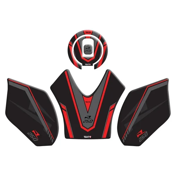 Redline Grafik RKS R250 Kırmızı Tank Pad