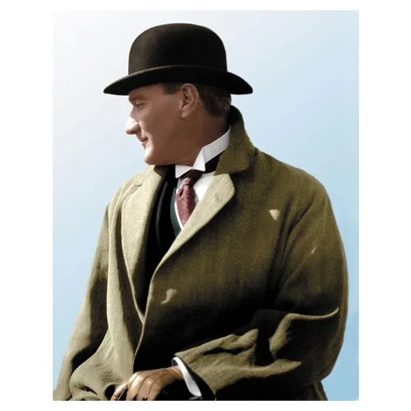 Siyah Renk Atatürk Şapkası