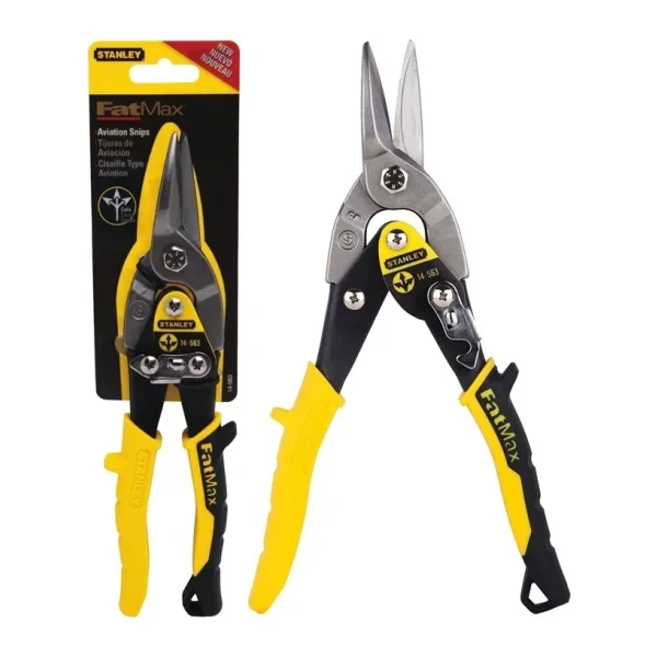 Stanley 250 Mm Saç Teneke Alüminyum Kesme Makası Düz Ağızlı Fatmax Kaportacı