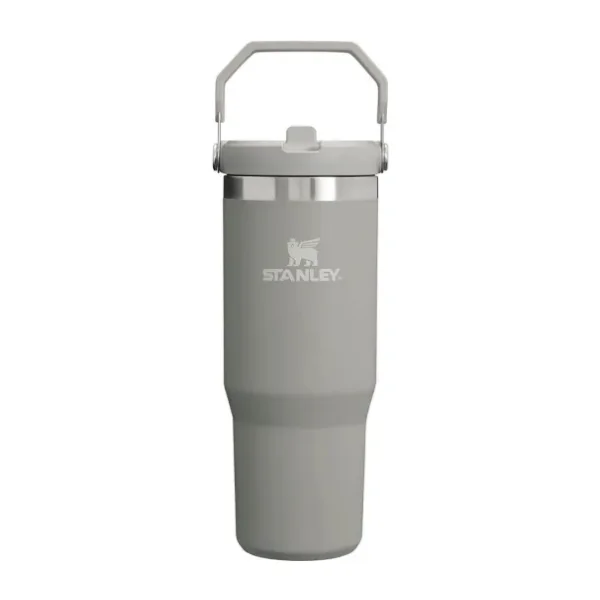 Stanley The Iceflow Flip Straw Koyu Gri 0.89 lt Pipetli Termos Bardak