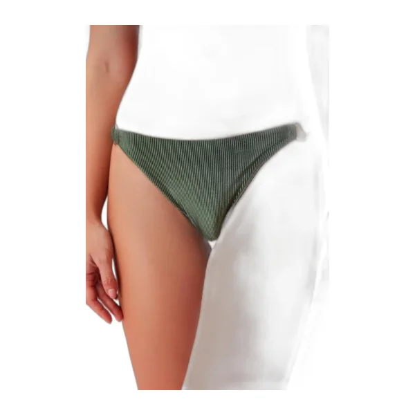 Suwen Detaylı Dokulu Bikini Alt