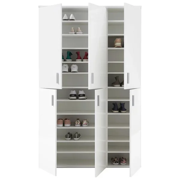 T Designo Keila Ayakkabılık - Çok Amaçlı Dolap - Kiler Dolabı - Beyaz - 120 cm