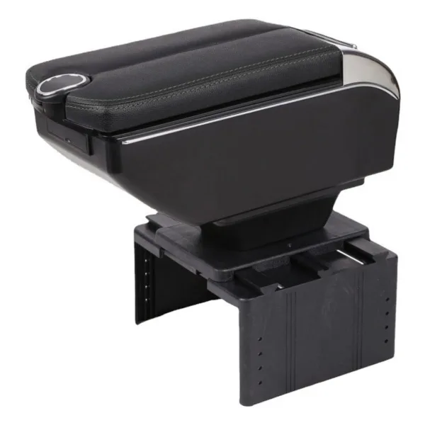 Techmaster 6 Usb Li Her Araca Uygun Universal Kolçak Kol Dayama Çift Açılır Siyah