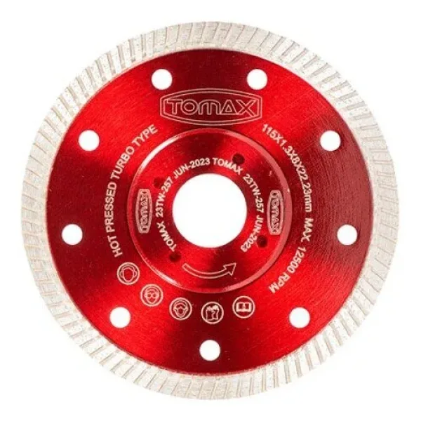 Tomax HASSAS SERAMİK FAYANS KESİCİ İNCE 115 x 1.3 x 22 mm