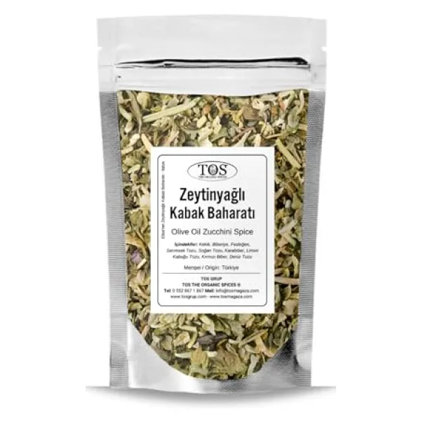 TOS The Organic Spices Elisa'nın Zeytinyağlı Kabak Baharatı 250 gr