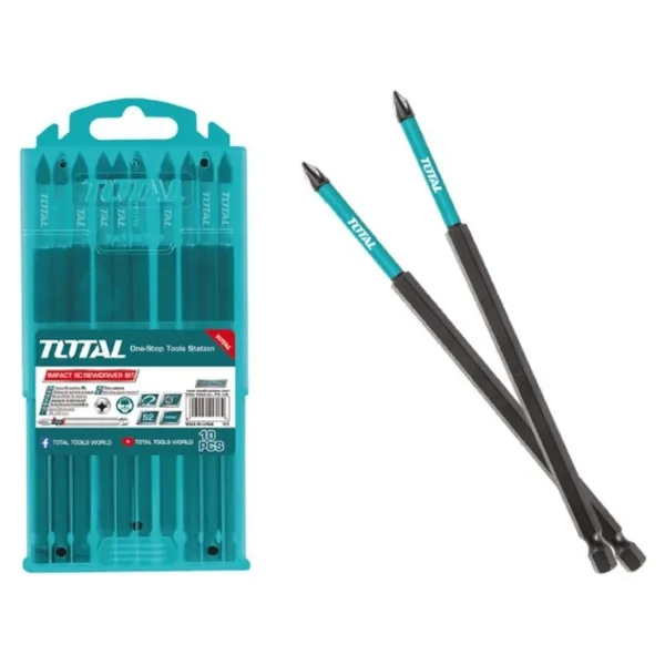 Total Darbeli 150Mm Ph1 Bits Ucu Mıknatıslı 1 Adet Yüksek Kalite Nms Hırdavat