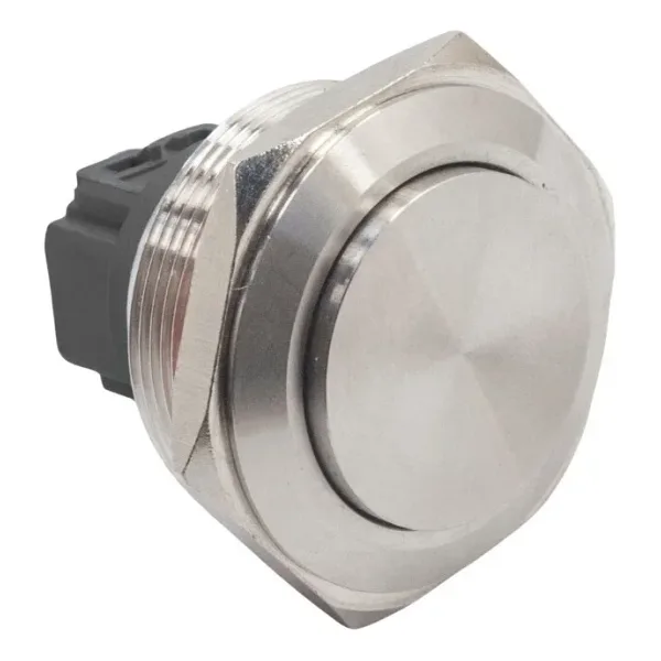 WD28B-G1Z 28mm Çıkık Anahtarlı Metal Buton