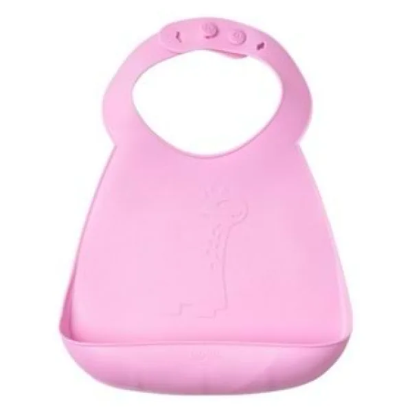 Wee Baby 927 Prime Silikon Mama Önlüğü Pembe
