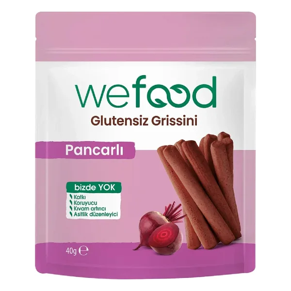Wefood Glutensiz Pancarlı Grissini 40 gr