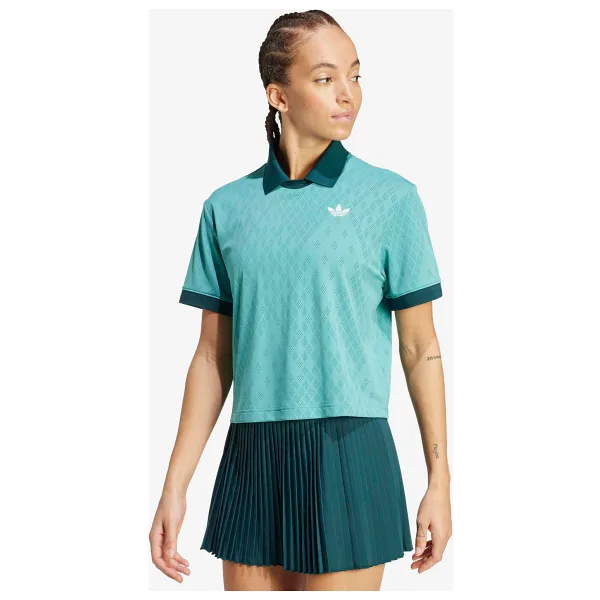 Adidas Tennis Pro Climacool Kısa Kollu Polo Yaka Kadın Tişört