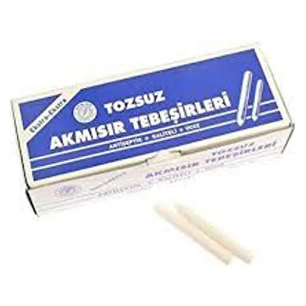 Akmısır Tebeşir Tozsuz 100 LÜ Beyaz