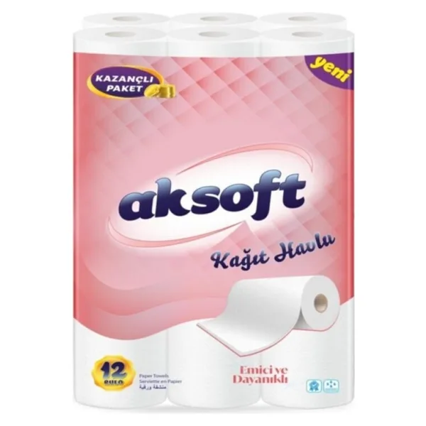 Aksoft 12'li Kağıt Havlu
