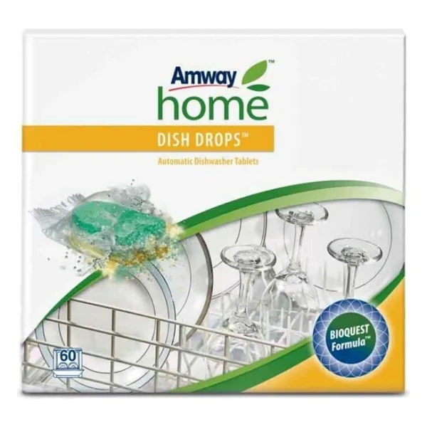 Amway Home Bulaşık Makinesi İçin Tablet Deterjan Dish Drops 60 Adet Bioquest Formülü ile Etkili