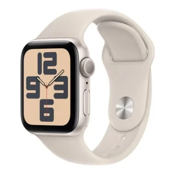 Apple Watch SE 2 2023 GPS 40mm Yıldız Işığı Alüminyum Kasa ve Yıldız Işığı Spor Loop Kordon Akıllı Saat