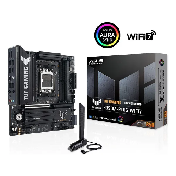Asus TUF Gaming B850M-PLUS WIFI7 AMD AM5 DDR5 Micro ATX Anakart