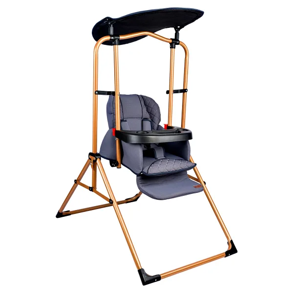 Baby Home 850 Cup Gri Mama Sandalyesi ve Bebek Salıncağı