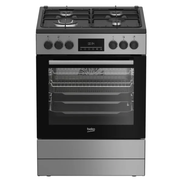 Beko BFM 420 EBG Gümüş Wok Gözlü Ocaklı Fırın