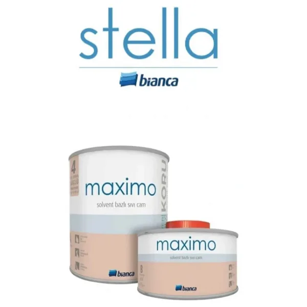 Bianca Stella Maximo Solvent Bazlı Sıvı Cam - İPEK MAT