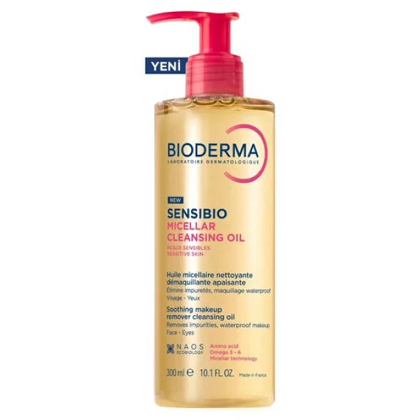Bioderma Sensibio Cleansing Oil Hassas Ve Normal Cilt İçin Temizleme Yağı 300 Ml