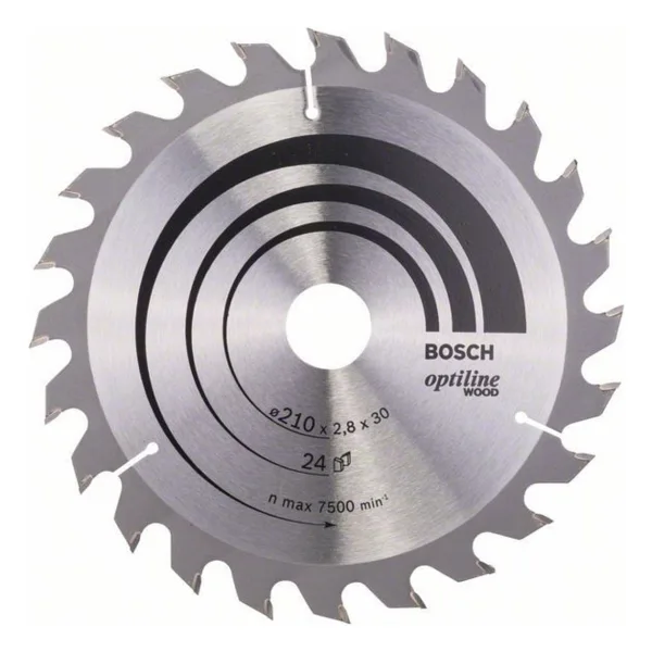 Bosch Optiline Wood 2608640621 210x30 mm 24 Diş Daire Testere Bıçağı