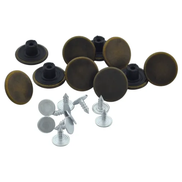 Büyük Boy 10 Adet Kot Pantolon Düğmesi, Jean Düğmesi Antik Sarı (bronz) 17mm