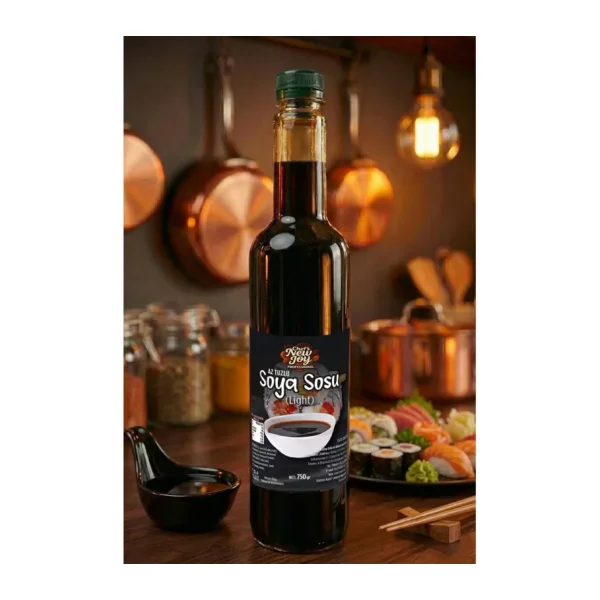 Chefs New Joy Tuzu Azaltılmış Soya Sosu 750 ml Light Soy Sauce