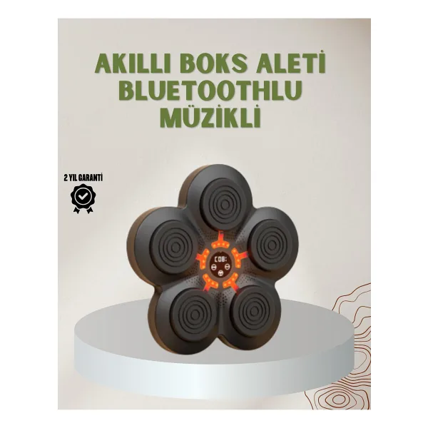 Çınar Toptan Ticaret Bluetoothlu Akıllı Boks Antrenman Cihazı Işıklı Hedefli Kardiyo ve Fitness Aleti
