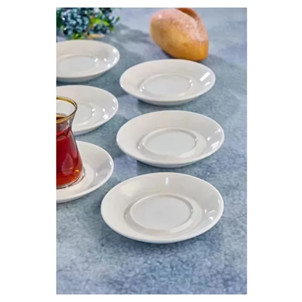 Cooker CKR4153 Alaçatı 6'lı Porselen Çay Tabağı