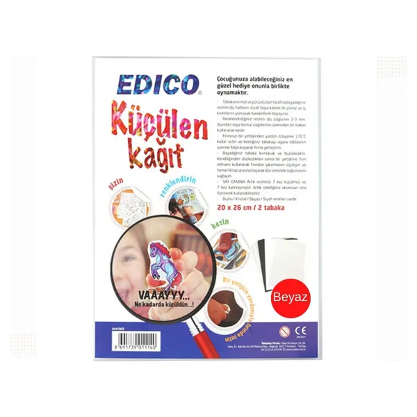 Edico 7 Kat Küçülen Kağıt Buzlu