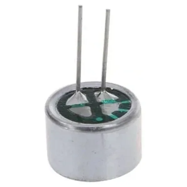 Elektret Kapasitif Mikrofon Kapsülü 9.5mm