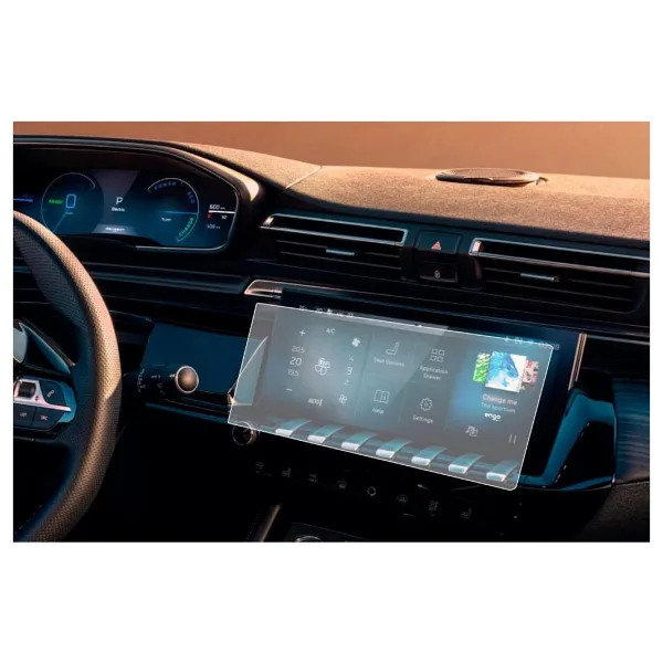 Engo Peugeot 508 10 Inç Mat Ekran Koruyucu Multimedya Şeffaf