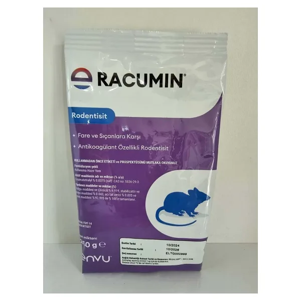 ENVU RACUMİN BUĞDAY FARE ZEHİRLİ YEMİ 250 GR