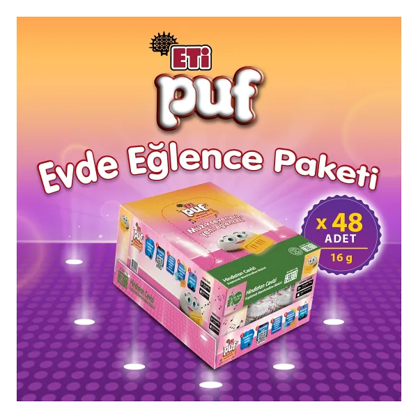 Eti Puf Hindistan Cevizli 48x16 gr