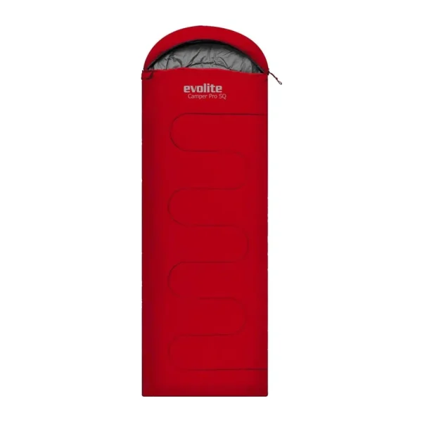 Evolite Camper Pro SQ Uyku Tulumu 0oC - Kırmızı