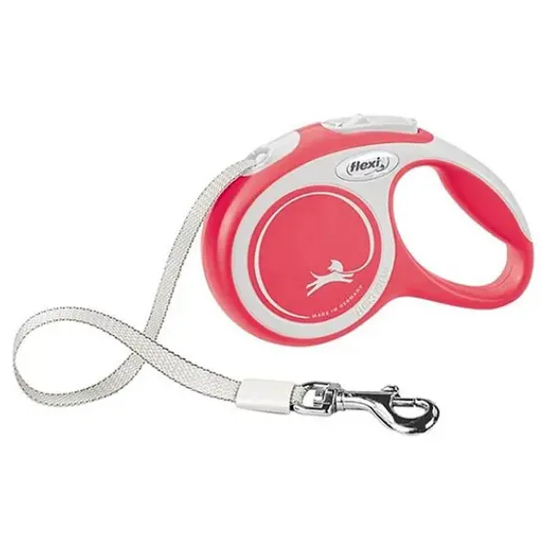 Flexi New Comfort 5 M Şerit Large Kırmızı Otomatik Köpek Tasması